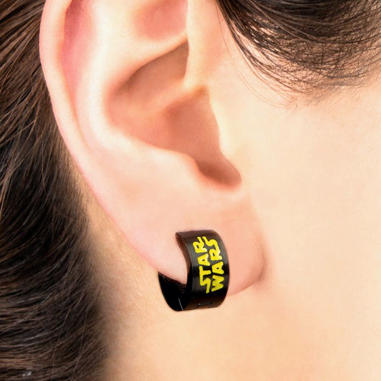 Black Steel Huggies STAR WARS Logo